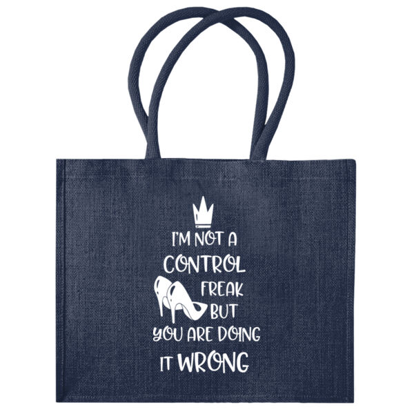 Control Freak Jute Bag Thumbnail