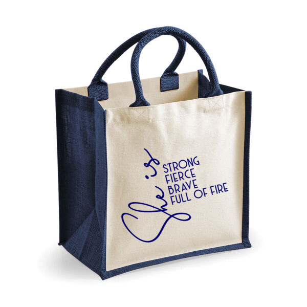 She Is Strong Jute Bag  Thumbnail
