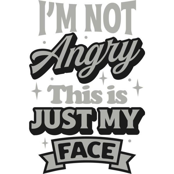 Im not angry SVG Thumbnail