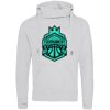 Cross neck hoodie Thumbnail