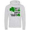 Cross neck hoodie Thumbnail