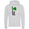 Cross neck hoodie Thumbnail