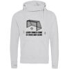 Cross neck hoodie Thumbnail